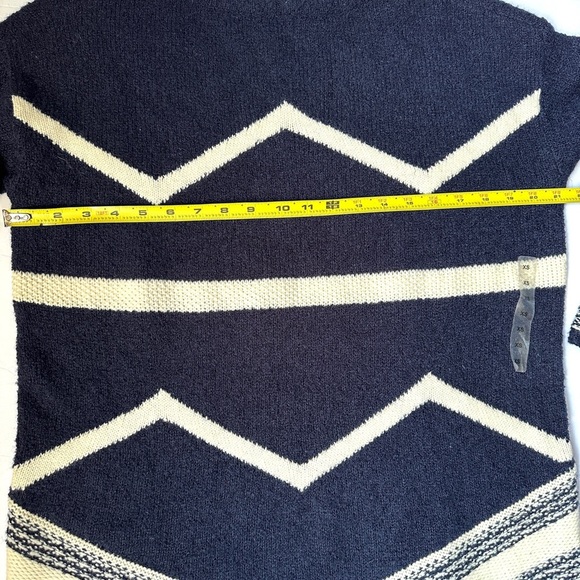 Ralph Lauren Wool Tunic | Sweater | Ss XS | Southwestern Chevron Blanket New - Picture 5 of 11